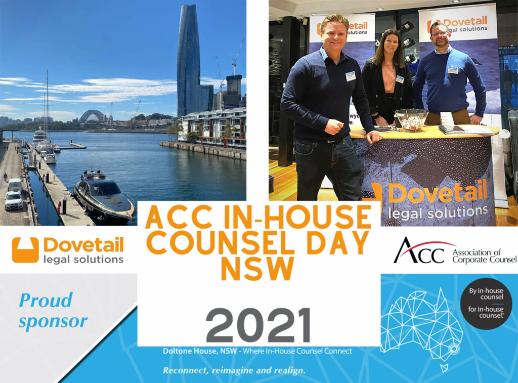2021 ACC NSW In House Counsel Day Dovetail