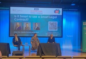 Is it smart to use a smart legal contract? Jenny Kiss, Natasha Blycha and James Mynt – Stirling & Rose