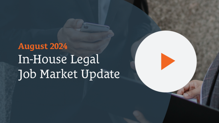 August In-House Legal Job Market Update